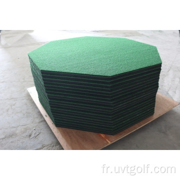 Tapis de frappe de golf octagan personnalisé